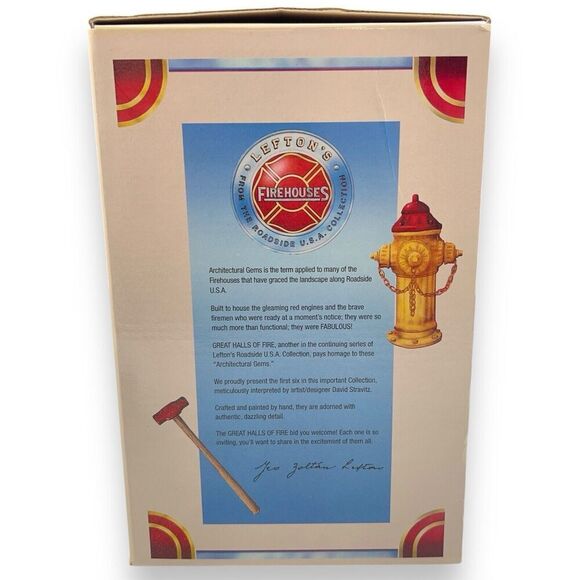 Lefton’s Great Halls Of Fire Narragansett No. 3 Warren Rhode Island HO Scale NEW - Picture 1 of 7